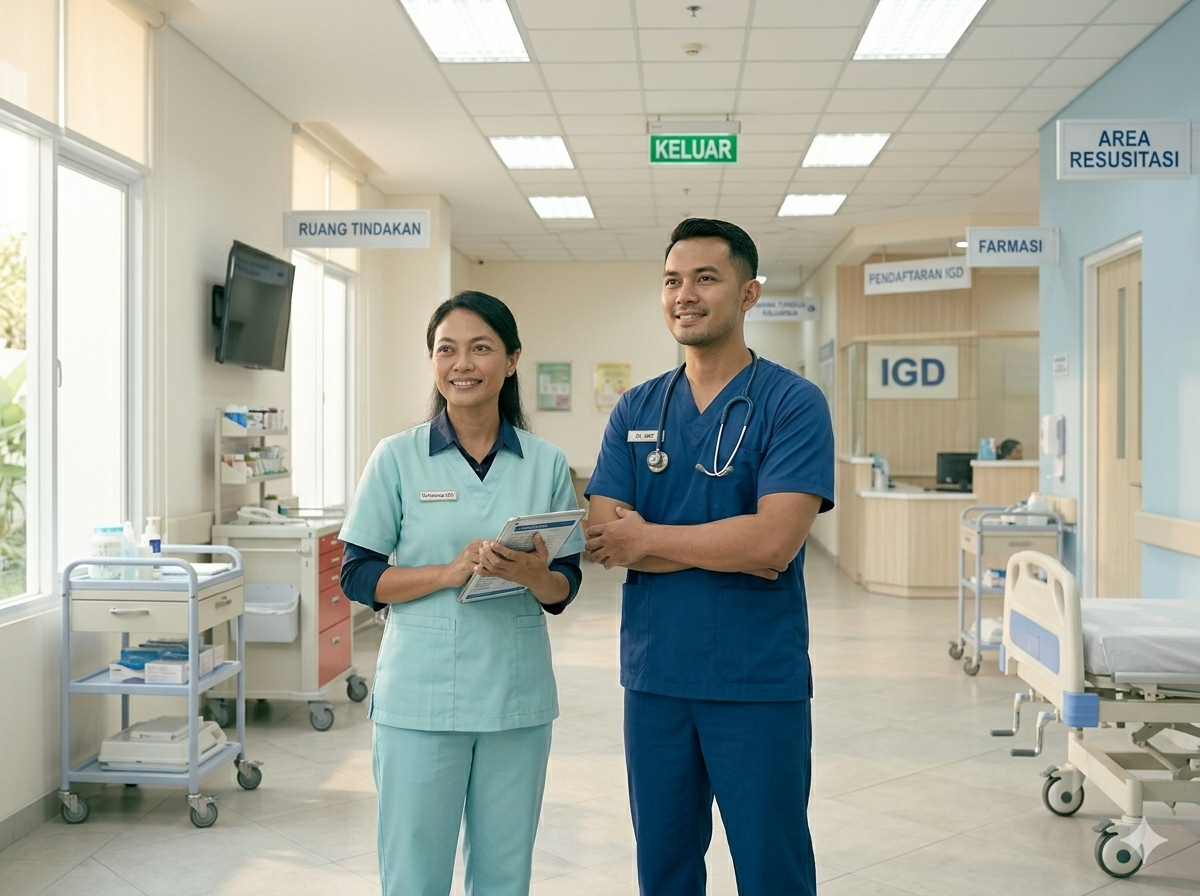 Tim IGD RS Helsa dalam kondisi siap siaga