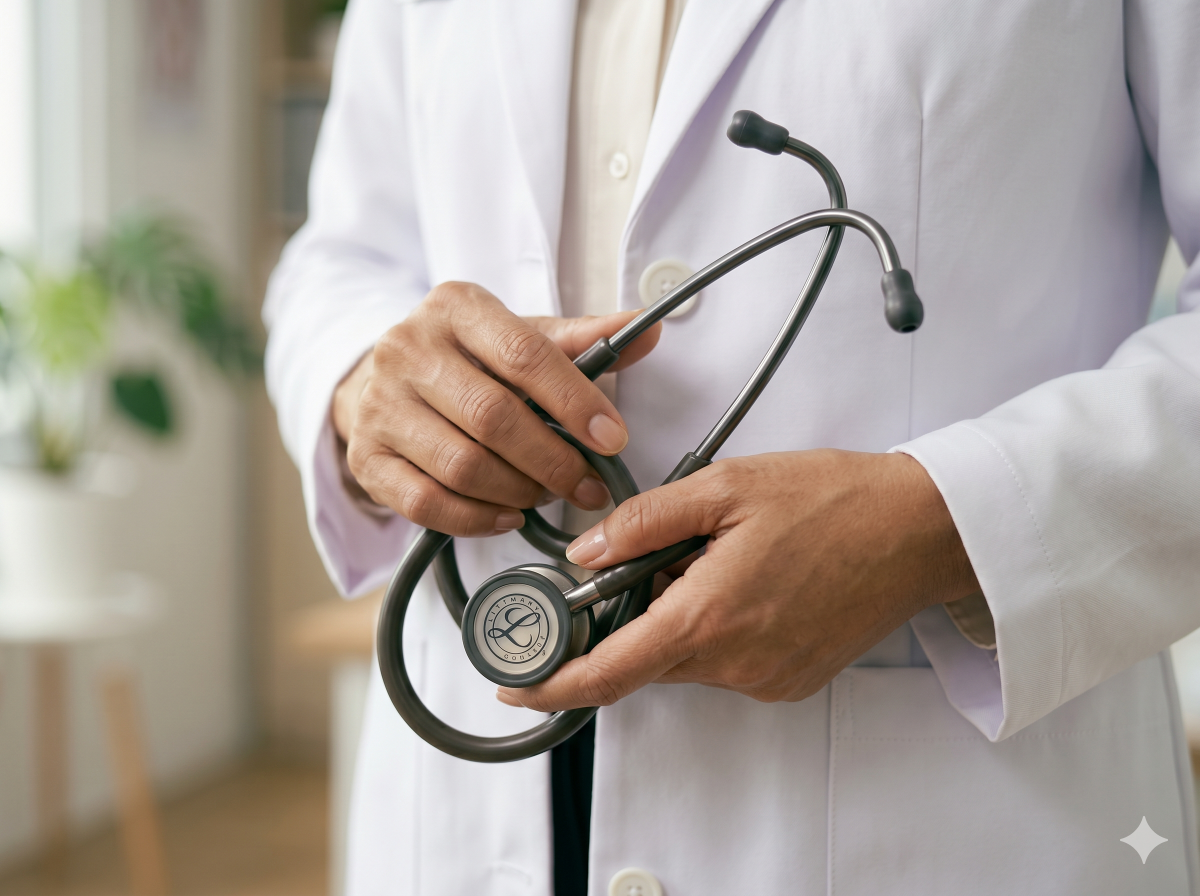 Dokter RS Helsa sedang melayani pasien